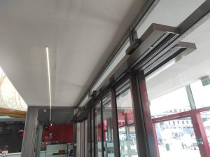 automazioni ridontanti posizionate nella parte alta delle porte